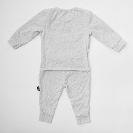 The Original BackOpen Romper - Cloud Grey