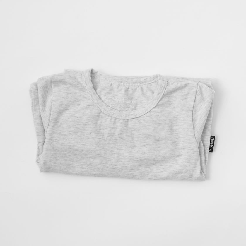 The Original BackOpen Romper - Cloud Grey