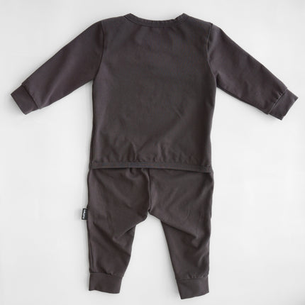 The Original BackOpen Romper - Soft Black