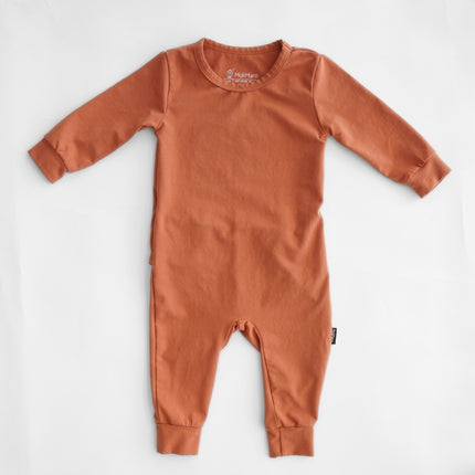 The Original BackOpen Romper - Terracotta Clay