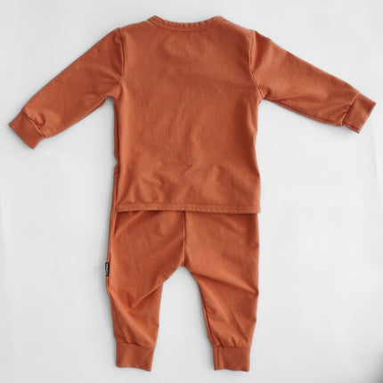 The Original BackOpen Romper - Terracotta Clay