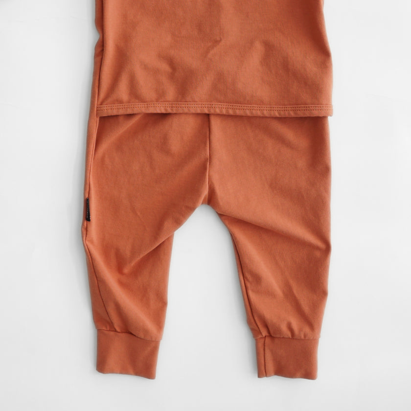 The Original BackOpen Romper - Terracotta Clay