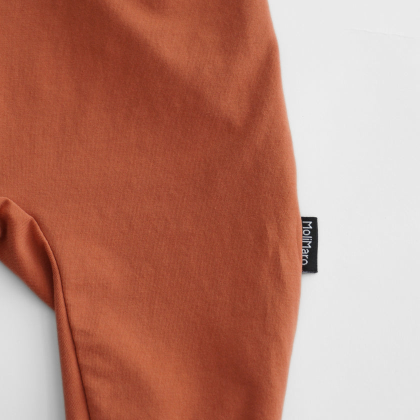 The Original BackOpen Romper - Terracotta Clay